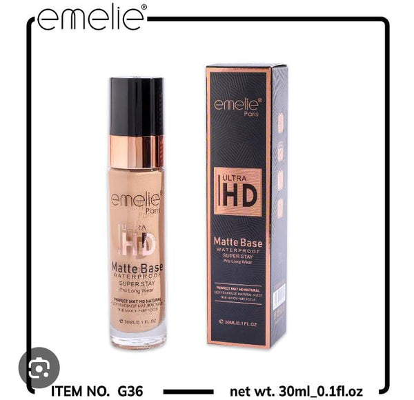 Emelie foundation 
 ( original) And 2 in 1 face compact powder (original) combo deal