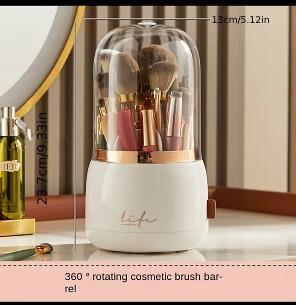 360 rotating cosmetic organizer