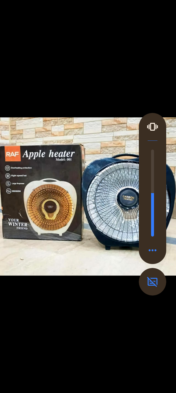 Carbon Halogen Electric Room Heater Apple Shape 300/600 Watts
Panasonic